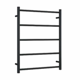 Thermorail Unheated Straight/Round Ladder 630x800x122mm 5 Bars - Matt Black